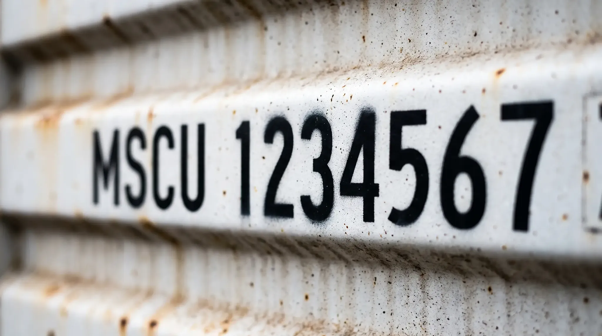 AI OCR container number recognition