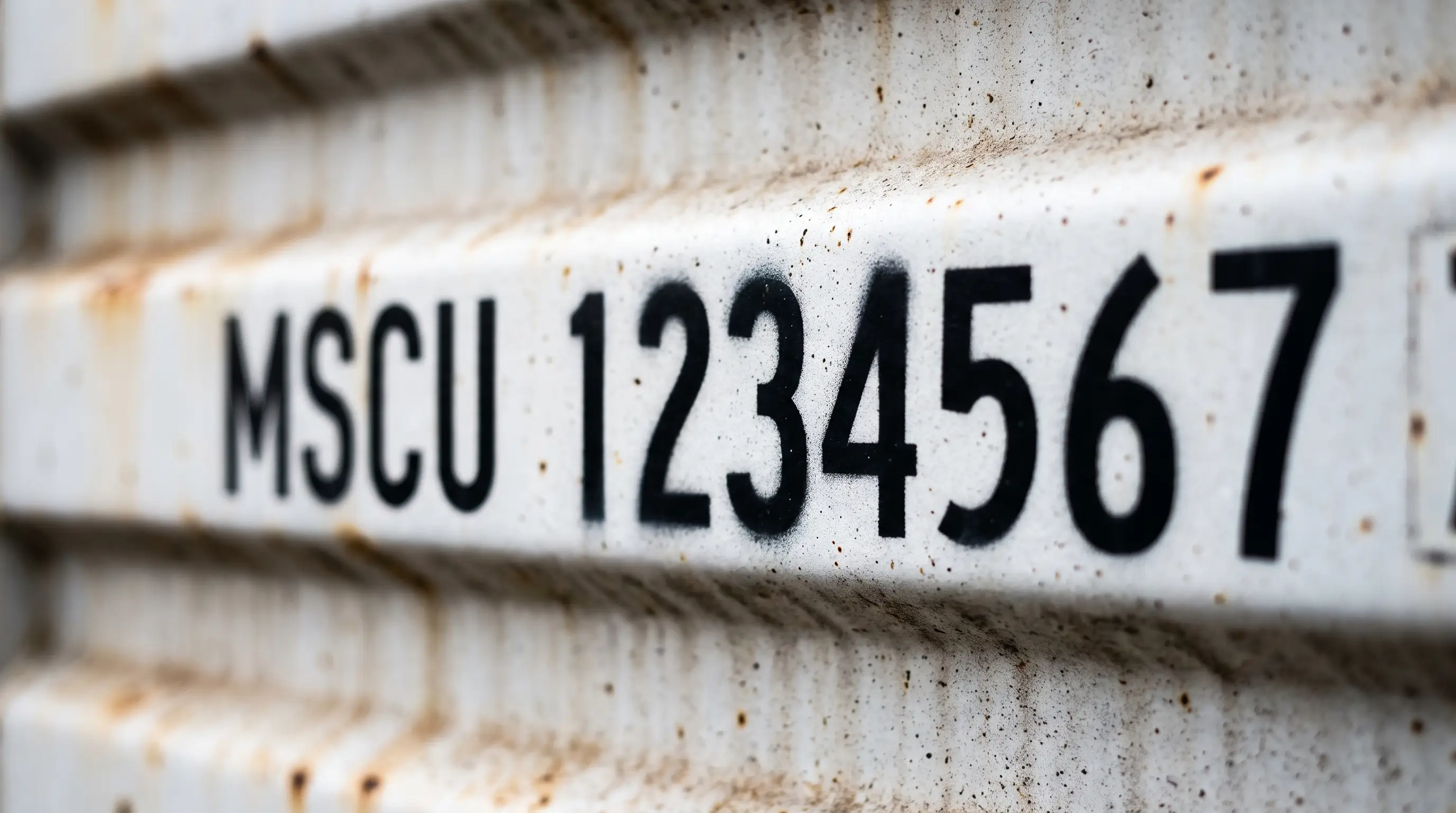 AI OCR container number recognition
